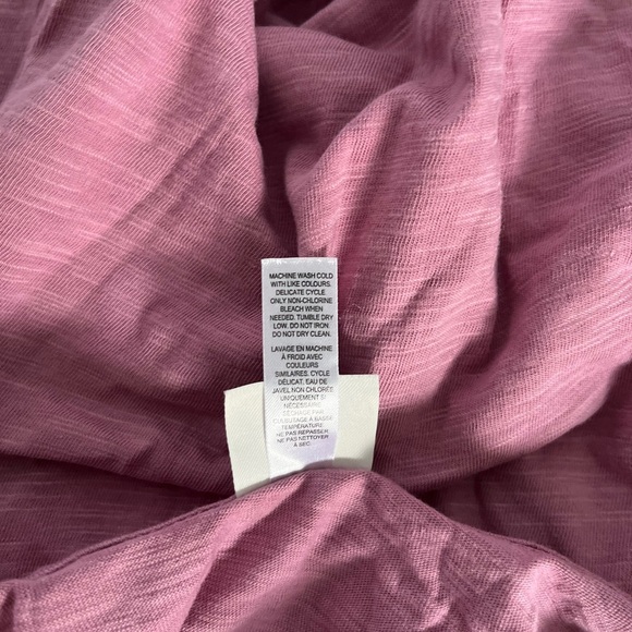 Black Bow Shirt Women’s M Pink Henley Short Sleeve Tee - Picture 5 of 7